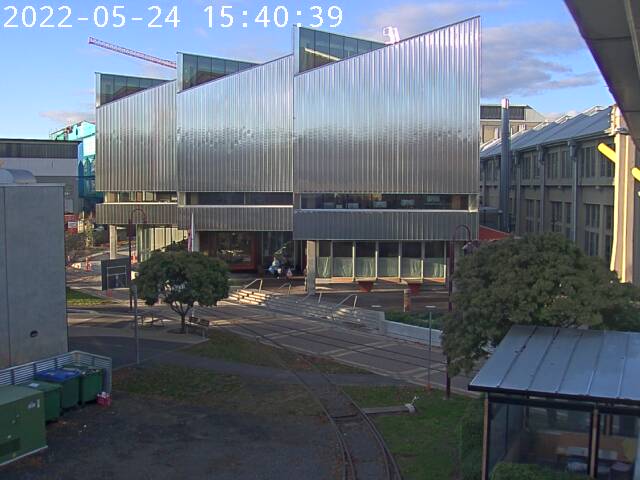 live image of construction progress at inveresk campus site, refreshes every 15 seconds